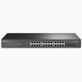 TP-Link Omada TL-SG3428X-UPS – Switch Managed L2+ cu 24 Porturi Gigabit, 4 Sloturi 10G SFP+ și Sursă UPS Integrată
