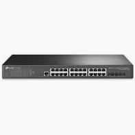 TP-Link Omada TL-SG3428X-UPS – Switch Managed L2+ cu 24 Porturi Gigabit, 4 Sloturi 10G SFP+ și Sursă UPS Integrată